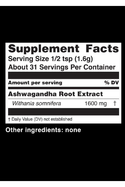 ASHWAGANDHA ROOT